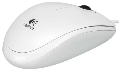Produktbild von Logitech B100, Beidhändig, Optisch, USB Typ-A, 800 DPI, Weiß