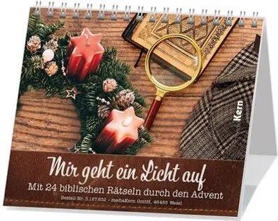 Obrázek produktu pro Rätselbuch mit 24 kreativen Rätseln zu biblischen Themen für die Adventszeit