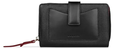 Produktbild von bugatti Geldbörse Viola Ladies Zip Wallet Black - Red schwarz