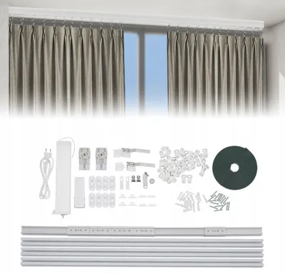 Zdjęcie produktu dla Szyna okienna SmartHome jednotorowa metalowa srebrna 420 cm