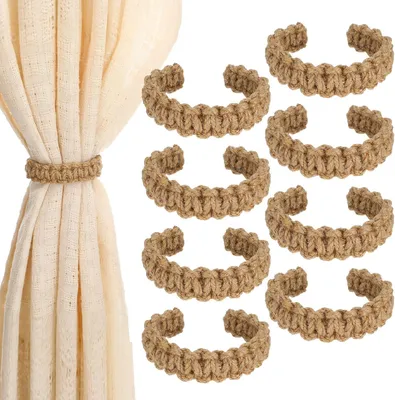 Obrázek produktu pro ručně vyráběné, rustikální, pletené závěsy v bohémském stylu, bytové dekorace