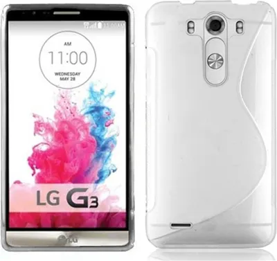 Produktbild von Cadorabo Schutzhülle für LG G3 Hülle in Transparent Handyhülle Case TPU Silikon Etui