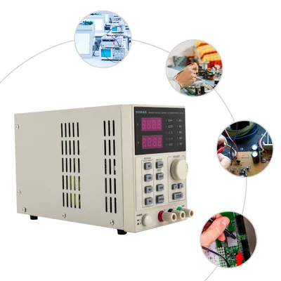 Obrázek produktu pro KA3005D Stejnosměrný napájecí zdroj Černá LED Programovatelný stejnosměrný regulovaný zdroj 0-30V 0-5A Programovatelný regulovaný zdroj