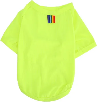 Produktbild von Atmungsaktives Hundeshirt, kurzärmelig, dehnbar, bequem, T-Shirt für kleine Hunde, Frühling, Sommer, Grün, M