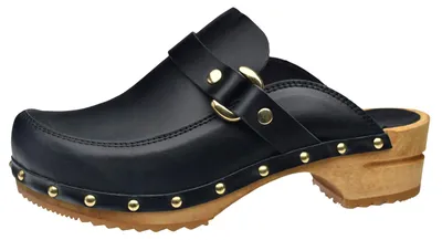 Produktbild von Sanita Wood-Lillen Open Clog Black Gr.42