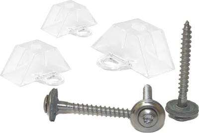 Produktbild von Abstandhalter 70/18 für Trapez + Spenglerschrauben 4,5x45 100 Stück Edelstahl A2