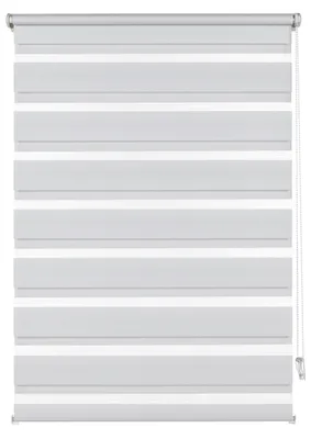 Produktbild von Gardinia Duo Klemmrollo weiß 75 x 150 cm