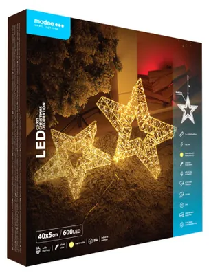 Imagen del producto de Modee Lighting, decoración LED, modelo C5001, estrella