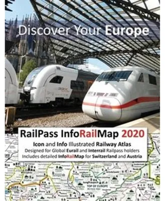 Obrázok produktu pre RailPass InfoRailMap 2020 - Discover Your Europe