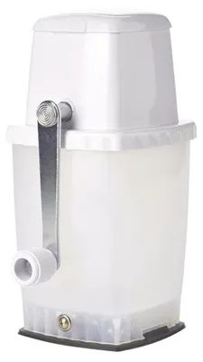 Produktbild von Louis Tellier Eiszerkleinerer aus weißem Polypropylen, ultrastabil, mit Saugnapfhalterung, hervorragende Qualität, französische Marke, Weiß