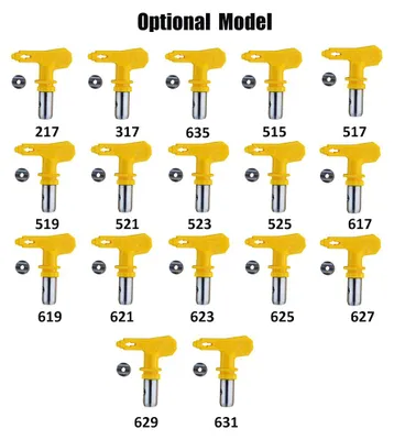 Immagine prodotto di Ugelli professionali per idropulitrici elettriche airless, accessori per ugelli resistenti all'usura