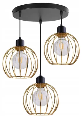 Obrázok produktu pre Stropné Svetlo Závesné Svetlo Lustre Zlatý Stínidlo Loft