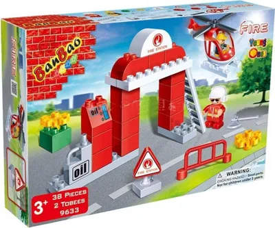 Produktbild von Feuerwehr Station von BanBao Konstruktion Spielzeug ab 3+ [Spielzeug]