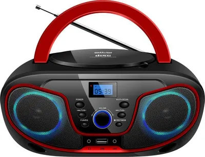 Produktbild von SILVA SCHNEIDER Radio 40W UKW CD USB MP3 LCD-Disp. 20Senderspeicher sw-ro MPC 19.4 USB SW-RO