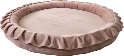 Produktbild von Monio for Kids - Beiges Babynest aus Velvet mit abnehmbarem Baumwollbezug 105 cm