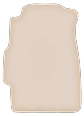 Image de Tapis conducteur moquette PREMIUM beige compatible avec Honda Civic VI (1995-2001, ) – avec fixations – sur‑mesure