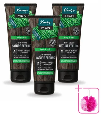 Produktbild von 3 x Kneipp Men 2-in-1 Duschgel Nature Feeling - 200 ml - Sparpackung - 3 Stücke