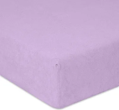 Productafbeelding van Frotteerlaken met elastiek, 150/160x190/200 cm, CLASSIC, lichtpaars