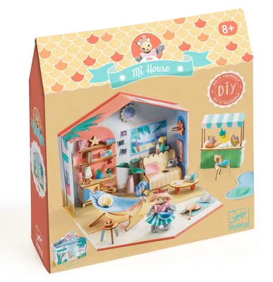 Obrázok produktu pre Miniatúrna domček na zostavenie a maľovanie Mia, Djeco