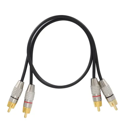 Produktbild von Audiokabel,Stereo-Audiokabel,2RCA zu 2RCA Kabel,2RCA Stecker zu 2RCA Stecker Kabel,RCA Kabel,Audiokabel für Heimkino
