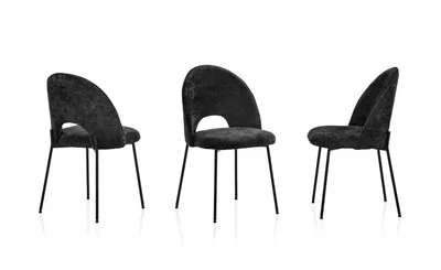 Produktbild von Stuhl 7305 - black 2er Set