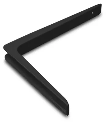 Produktbild von Regaltrager - Aluminium - schwarz - 25 x 20 cm