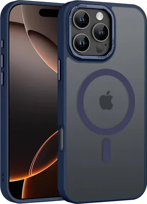 Zdjęcie produktu dla Etui na telefon komórkowy do iPhone 16 Pro Max Etui MagSafe kompatybilne z metalową ramką aparatu Etui z magnesem Ochrona krawędzi TPU