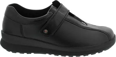 Produktbild von Berkemann Susanna, Halbschuh, schwarz, Leder / Stretch, Klettverschluss, Wechselfussbett 5351-906 42