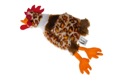 Produktbild von Karlie Plüschspielzeug Flatino Huhn Hundespielzeug mit Squeaker, Größe:25 cm