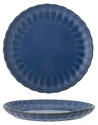 Produktbild von BLOOMINGVILLE | Latina Teller, Blau, Steingut | D20xH2 cm | 82061367