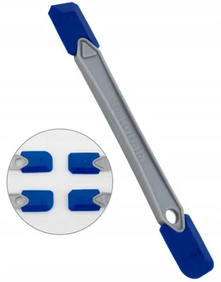 Produktbild von Kubala 0610 Silikon-Fugenglätter mit 4, 5, 7 und 10 mm Radien, 190 x 25 mm