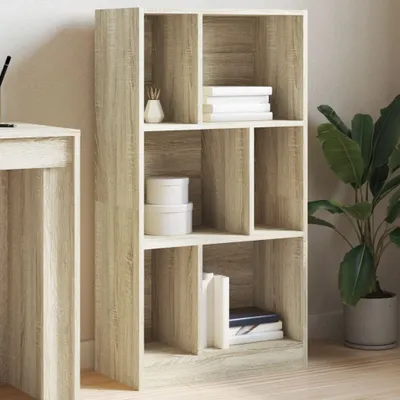 Immagine prodotto di Maison Exclusive - Libreria in rovere Sonoma 57x28,5x107,5 cm Materiale ligneo