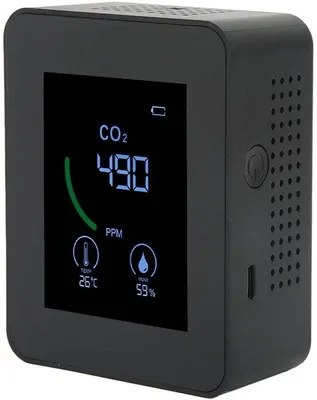 Obrázok produktu pre Monitor kvality ovzdušia – merač CO2 – veľký displej – monitor vetrania – monitorovanie kvality ovzdušia