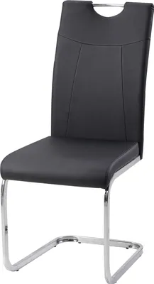 Produktbild von Esszimmerstuhl Schwarz Kunstleder Kelly C