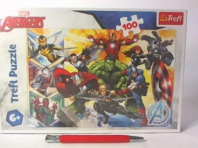 Zdjęcie produktu dla Trefl Siła Avengers Układanka 100 elementów Kreskówki