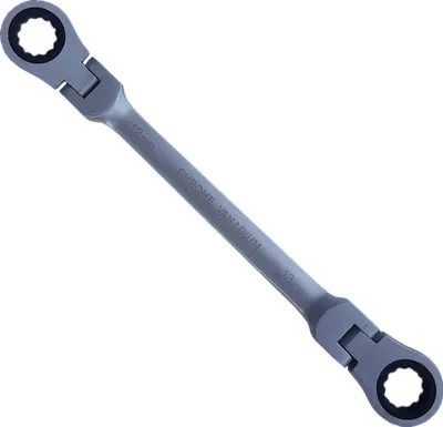 Produktbild von 12mm x 13mm GELENK Doppel-Ratschenringschlüssel Ratschenschlüssel Ratsche CRV Knarrenschlüssel 72 Zähne Ratsche BOHRFUX