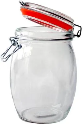Zdjęcie produktu dla Szklany Słoik, Zamknięcie Zatrzaskowe, 750 Ml