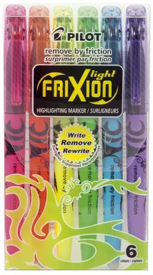 Produktbild von Textmarker Frixion light SW-FL-S6, 2 Etui a. 6 Stück