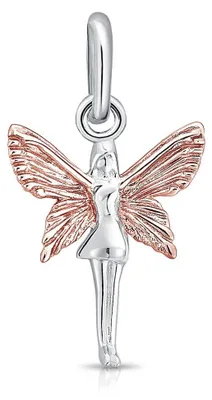 Produktbild von Anhänger aus Sterlingsilber (925) mit Roségoldbeschichtung, Darstellung eines Schutzengels
