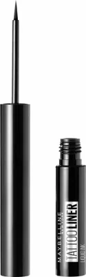 Produktbild von Maybelline Tattoo Liner Liquid Ink, Flüssigkeit, Schwarz, Black, Topf, 36 h, AQUA / WATER, ACRYLATES COPOLYMER, ACRYLATES/ETHYLHEXYL ACRYLATE COPOLYMER, ALCOHOL DENAT.,...