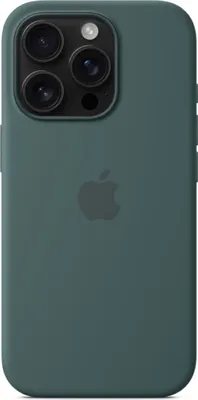 Zdjęcie produktu dla Apple Silikonowe etui z MagSafe do iPhone’a 16 Pro – górskie jezioro, Pokrowiec, Apple, iPhone 16 Pro, 16 cm (6.3"), Zielony