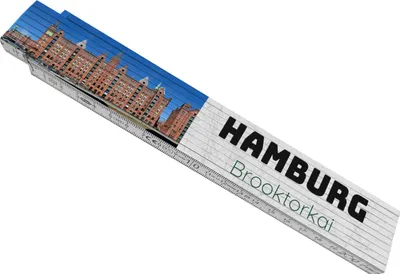 Produktbild von streetline Hamburg Brooktorkai Meterstab aus Holz