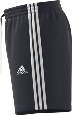 Image de adidas short pour hommes avec poches et design à trois bandes, taille:M, couleur:Gris