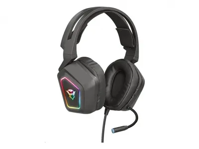 Obrázek produktu pro Trust GXT 450 Blizz RGB 7.1 Surround, Kabel, Hraní, 20 - 20000 Hz, 346 g, Sluchátka s mikrofonem, Černá