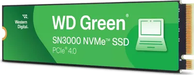 Productafbeelding van WD Green SN3000 WDS500G4G0E-00CPS0 - SSD - 500 GB - interne schijf - M.2 2280 - PCIe 4.0 x4 (NVMe)