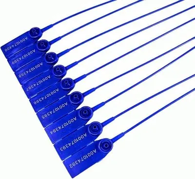 Zdjęcie produktu dla Plomba Plastikowa NeoSafe Niebieska 100szt