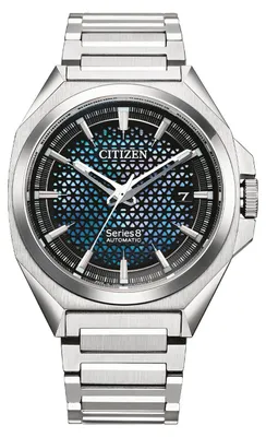 Productafbeelding van Citizen NA1010-84X herenhorloge, automaat, serie 8, staal/zwart