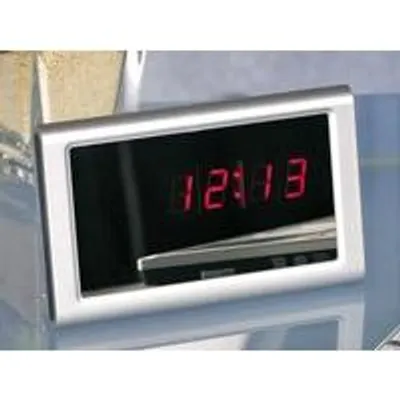 Produktbild von Spiegeluhr Sound-aktiviert mit Zeitanzeige auf der Spiegeloberfläche, 180 x 110 x 30 mm