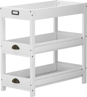 Obrázek produktu pro Skladovací regály  Vicco Legum Bílá 33 x 66 cm se 3 policemi, Model 51637