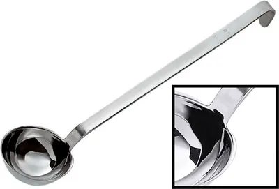 Produktbild von Schöpfkelle, Edelstahl 18/10, fugenlos, Ø5-14 cm wählbar : 11 cm Variante: 11 cm